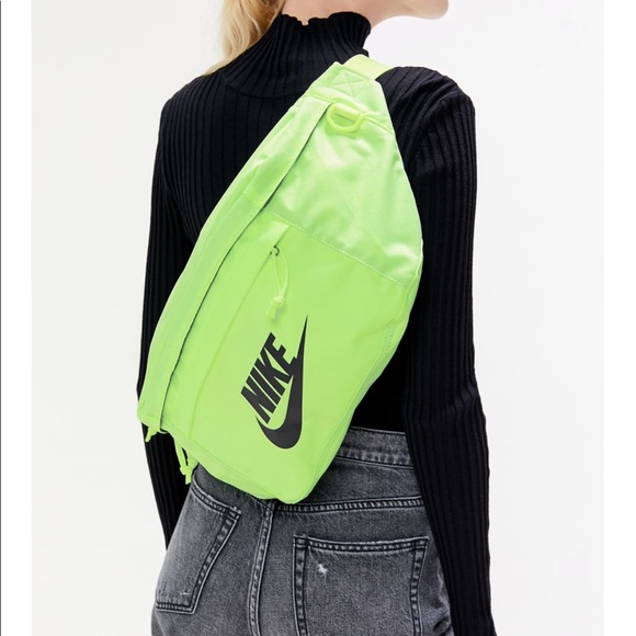 nike lime green fanny pack